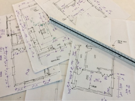 Sketch of floorplan